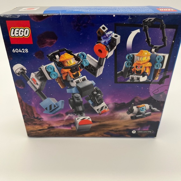 LEGO City Space Construction Mech Suit Building Set, Kids Ages 6 and Up, 60428 - Picture 2 of 2